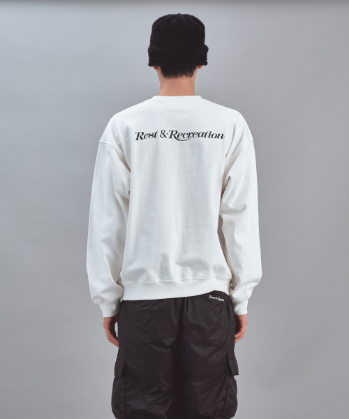 Rest&Recreation(レストアンドレクリエーション)の「DOUBLE LOGO SWEATSHIRT - WHITE(スウェット・メンズ・その他・LARGE/SMALL)」の8枚目の写真