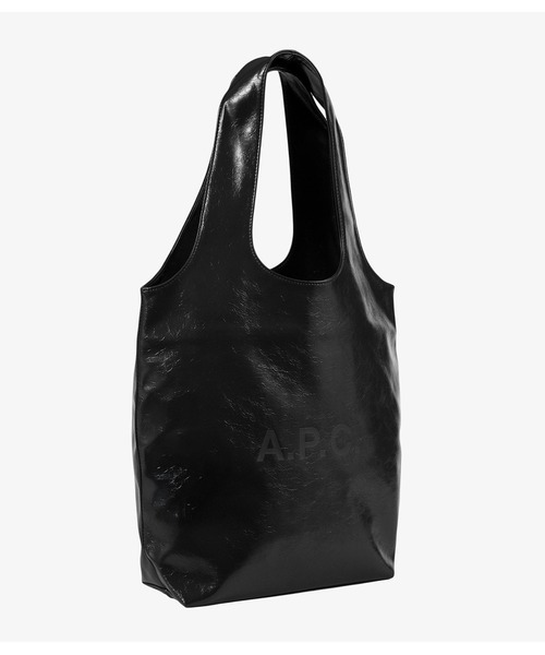 A.P.C.（アーペーセー）の「TOTE NINON SMALL（トートバッグ・レディース・ブラック/ボルドー・ONESIZE）」の4枚目の写真