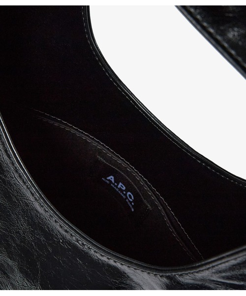 A.P.C.（アーペーセー）の「TOTE NINON SMALL（トートバッグ・レディース・ブラック/ボルドー・ONESIZE）」の5枚目の写真