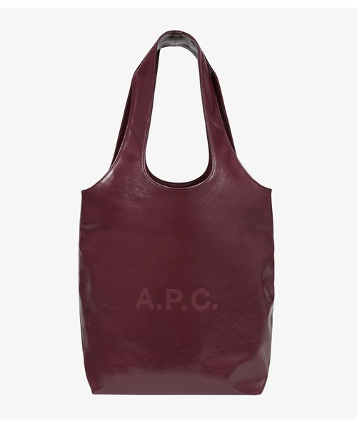 A.P.C.（アーペーセー）の「TOTE NINON SMALL（トートバッグ・レディース・ブラック/ボルドー・ONESIZE）」の6枚目の写真