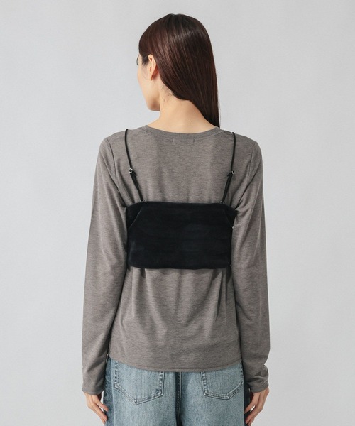 GLOBAL WORK(グローバルワーク)の「ビスチェ*ロンTSET/1066914(Tシャツ/カットソー・レディース・ホワイト×ホワイト/チャコールグレー×ブラック・LARGE/MEDIUM)」の8枚目の写真