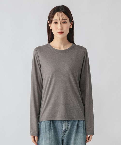 GLOBAL WORK(グローバルワーク)の「ビスチェ*ロンTSET/1066914(Tシャツ/カットソー・レディース・ホワイト×ホワイト/チャコールグレー×ブラック・LARGE/MEDIUM)」の15枚目の写真
