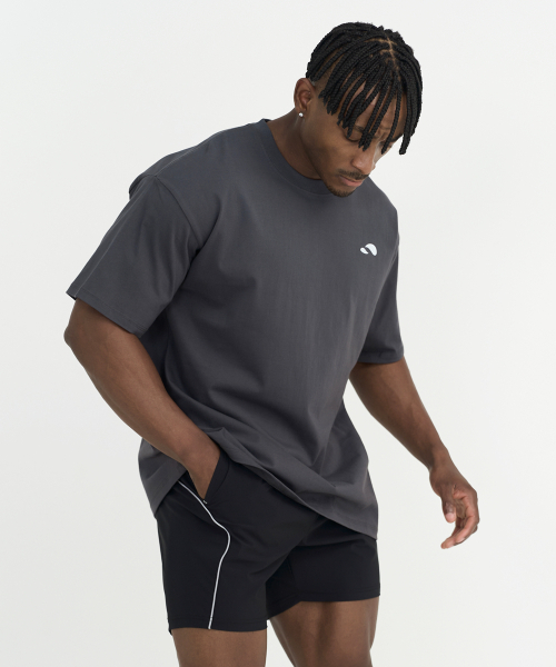 TURTLEBACK(タートルバック)の「ハードステッチ シンボル オーバーサイズ 半袖Tシャツ_5カラー(Tシャツ/カットソー・メンズ・ベージュ/ブラック/ホワイト/チャコール/オリーブ・MEDIUM/LARGE/X-LARGE/XX-LARGE)」の9枚目の写真