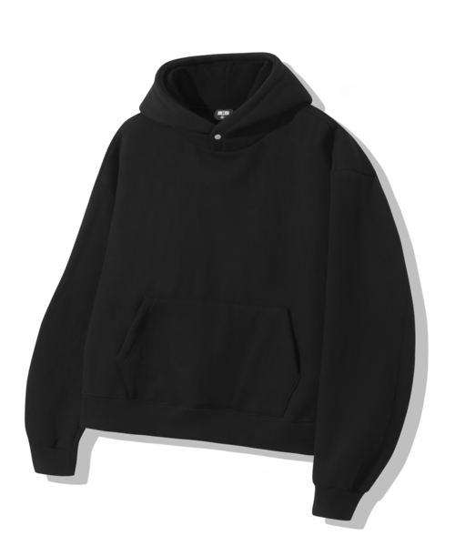 TRILLION(トリリオン)の「ESSENTIALS PIGMENT S.N.A.P クロップフーディ_5color(パーカー・メンズ・ブラック/ネイビー/グレー/カーキ/チャコール・MEDIUM/LARGE/X-LARGE)」の2枚目の写真