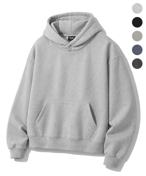 TRILLION(トリリオン)の「ESSENTIALS PIGMENT S.N.A.P クロップフーディ_5color(パーカー・メンズ・ブラック/ネイビー/グレー/カーキ/チャコール・MEDIUM/LARGE/X-LARGE)」の8枚目の写真
