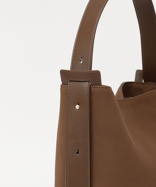 quaranciel（カランシエル）の「2way ワンハンドル トート バッグ（トートバッグ・レディース・ブラック/ブラウン/グリーン・ONE SIZE）」の6枚目の写真