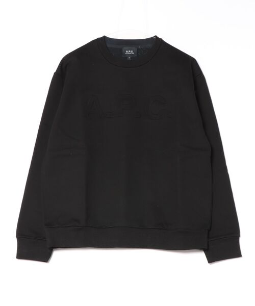 A.P.C.（アーペーセー）の「SWEATSHIRT SEBASTIAN（スウェット・メンズ・ブラック/ライトグレー・M/S/L/XS）」の2枚目の写真