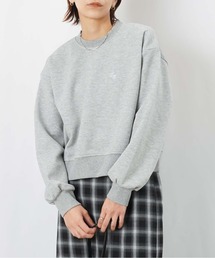 LC/LLL ワンポイントロゴダンボール長袖プルオーバー【セットアップ可】