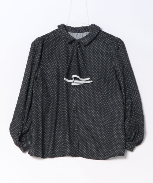 tocco closet(トッコ クローゼット)の「【ZOZO限定】3WAY千鳥格子柄ブラウス(シャツ/ブラウス・レディース・ブラック/オフホワイト・M)」の4枚目の写真