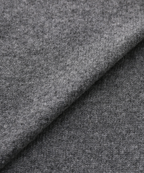 U by SPICK&SPAN（ユーバイスピックアンドスパン）の「LOW CLASSIC Lc / ロウ クラシック エルシー SUPER FONE WOOL HIGH-NECK（ニット/セーター・レディース・チャコールグレー・MEDIUM）」の8枚目の写真