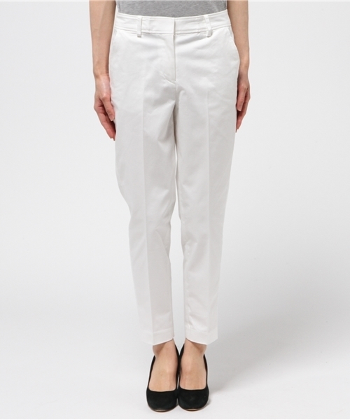 NATURAL BEAUTY BASIC（ナチュラルビューティーベーシック）の「60/2サイロギャバストレッチパンツ（その他パンツ・レディース・ホワイト系その他・LARGE/SMALL/MEDIUM/X-SMALL）」の2枚目の写真