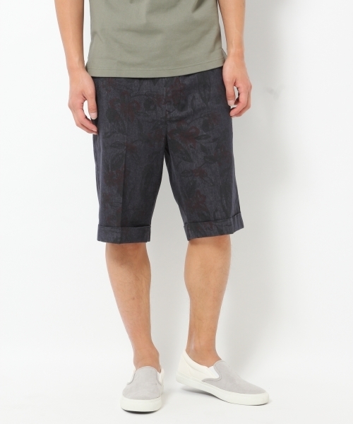 GLOBAL WORK（グローバルワーク）の「ストレッチコットンリネンデニムショーツ/710343（その他パンツ・メンズ・ネイビー/ダークブルー/ブルー・LARGE/X-LARGE/MEDIUM/SMALL）」の3枚目の写真