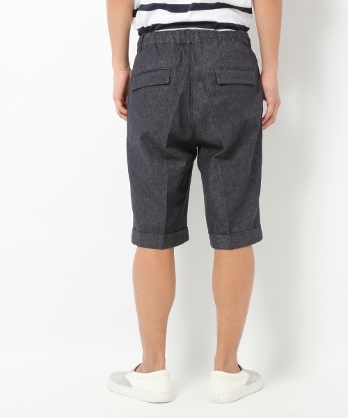 GLOBAL WORK（グローバルワーク）の「ストレッチコットンリネンデニムショーツ/710343（その他パンツ・メンズ・ネイビー/ダークブルー/ブルー・LARGE/X-LARGE/MEDIUM/SMALL）」の9枚目の写真