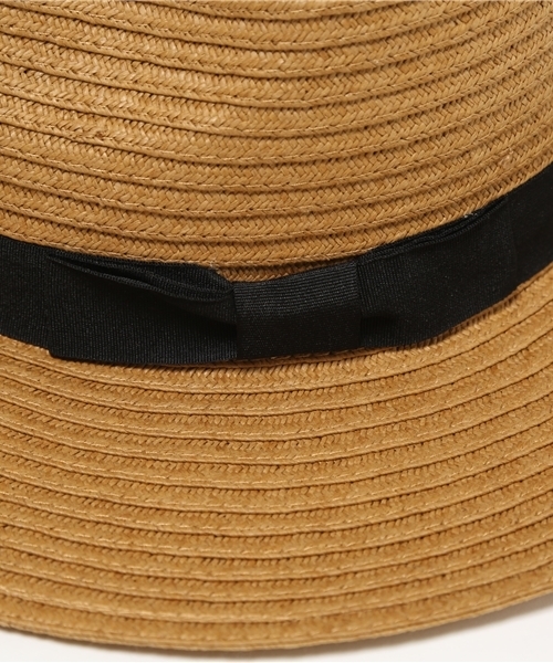 ROPE' PICNIC(ロペピクニック)の「ペーパーつば広ブレードハット(ハット・レディース・ブラック/オフホワイト/ブラウン・F)」の9枚目の写真