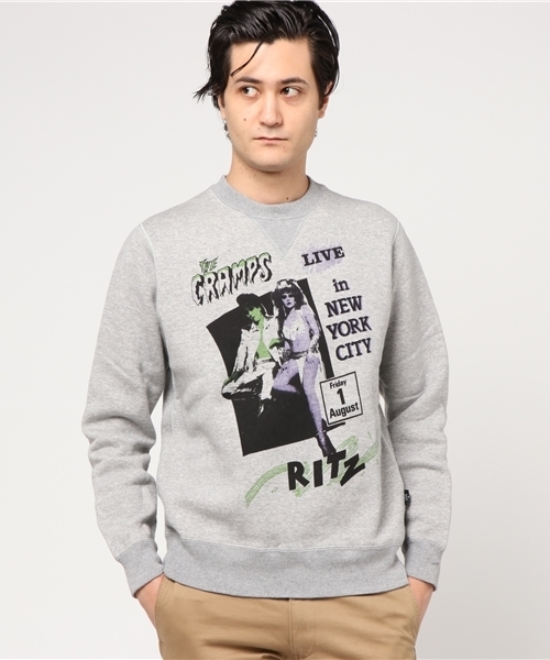 HYSTERIC GLAMOUR（ヒステリックグラマー）の「CR/LIVE IN NYC pt SW（スウェット・メンズ・ホワイト/トップグレー/ブラック・SMALL/MEDIUM/LARGE）」の3枚目の写真