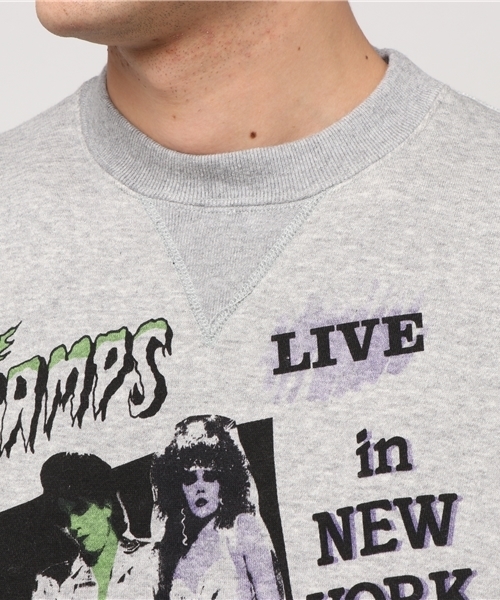 HYSTERIC GLAMOUR（ヒステリックグラマー）の「CR/LIVE IN NYC pt SW（スウェット・メンズ・ホワイト/トップグレー/ブラック・SMALL/MEDIUM/LARGE）」の5枚目の写真