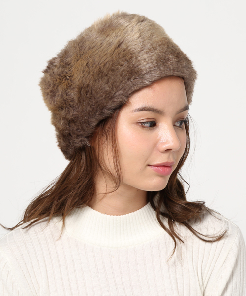 UR SELECT（ユーアールセレクト）の「UR SELECT Russian hat（ハット・レディース・ブラック/ブラウン・ONE）」の9枚目の写真