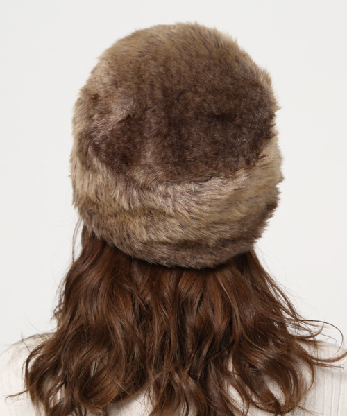 UR SELECT（ユーアールセレクト）の「UR SELECT Russian hat（ハット・レディース・ブラック/ブラウン・ONE）」の4枚目の写真