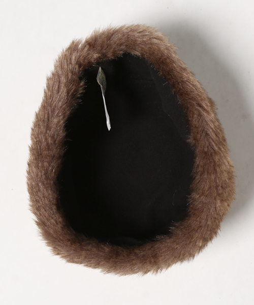 UR SELECT（ユーアールセレクト）の「UR SELECT Russian hat（ハット・レディース・ブラック/ブラウン・ONE）」の6枚目の写真
