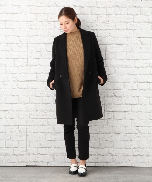 LEPSIM（レプシィム）の「5Gラメイリハイネックプルオーバー　739389（ニット/セーター・レディース・トップグレー/キャメル/ネイビー・FREE）」の5枚目の写真