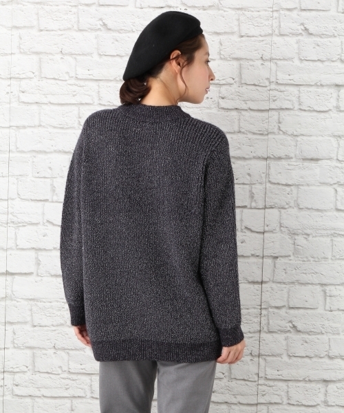 LEPSIM（レプシィム）の「5Gラメイリハイネックプルオーバー　739389（ニット/セーター・レディース・トップグレー/キャメル/ネイビー・FREE）」の11枚目の写真