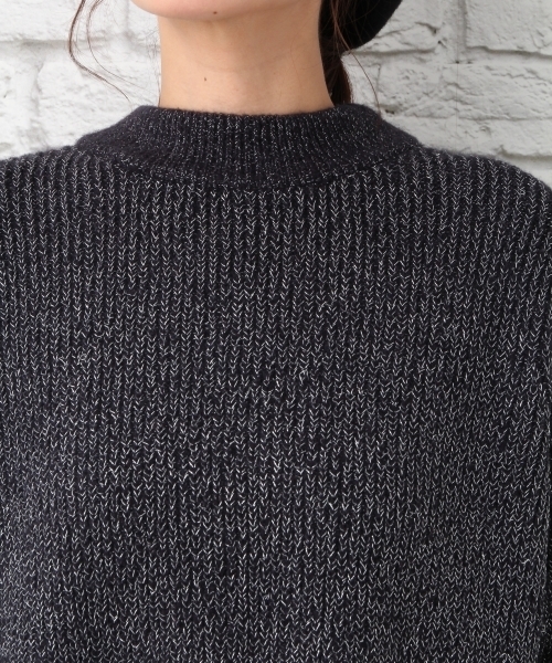 LEPSIM（レプシィム）の「5Gラメイリハイネックプルオーバー　739389（ニット/セーター・レディース・トップグレー/キャメル/ネイビー・FREE）」の12枚目の写真