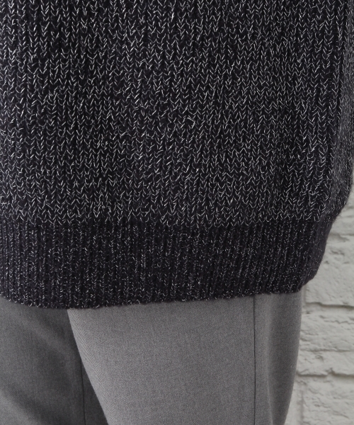 LEPSIM（レプシィム）の「5Gラメイリハイネックプルオーバー　739389（ニット/セーター・レディース・トップグレー/キャメル/ネイビー・FREE）」の15枚目の写真