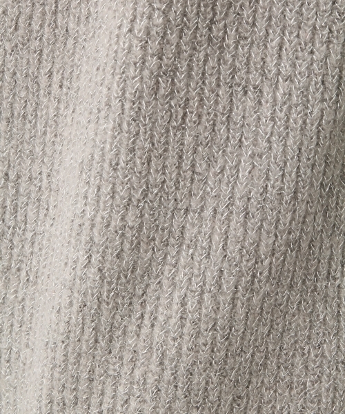 LEPSIM（レプシィム）の「5Gラメイリハイネックプルオーバー　739389（ニット/セーター・レディース・トップグレー/キャメル/ネイビー・FREE）」の8枚目の写真