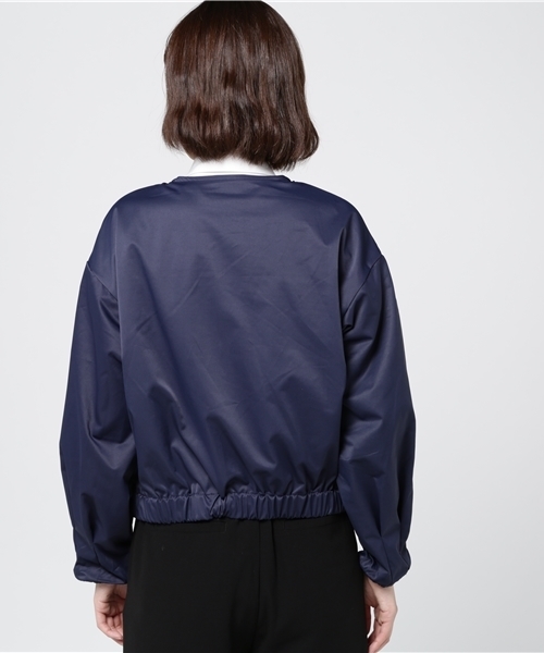 VENCEEXCHANGE（ヴァンスエクスチェンジ）の「ジップブルゾン（ブルゾン・レディース・ネイビー/ベージュ/オリーブ・MEDIUM）」の6枚目の写真