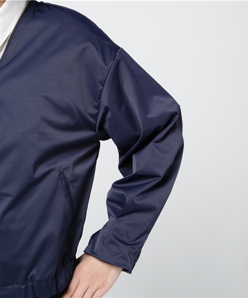 VENCEEXCHANGE（ヴァンスエクスチェンジ）の「ジップブルゾン（ブルゾン・レディース・ネイビー/ベージュ/オリーブ・MEDIUM）」の8枚目の写真