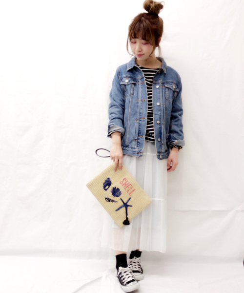 archives（アルシーヴ）の「【Web限定】シャーリングスリーブトップス（Tシャツ/カットソー・レディース・グレー/ホワイト×ブラック/ブラック×ホワイト/ピンク・MEDIUM）」の17枚目の写真