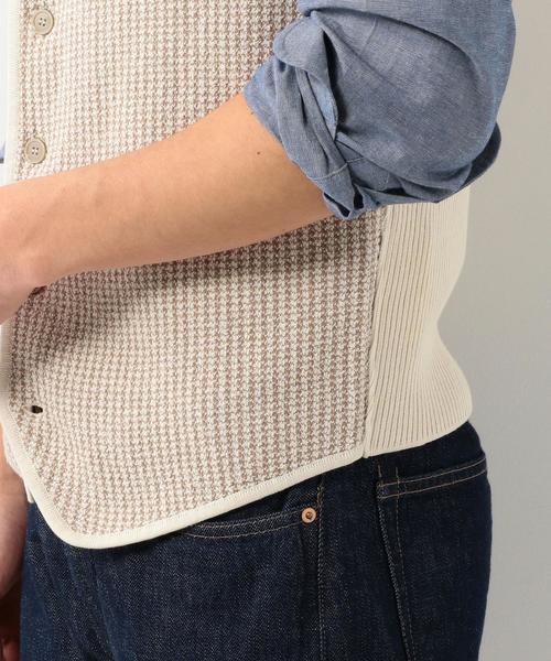 LARDINI(ラルディーニ)の「<LARDINI(ラルディーニ)> O/DYE H/TH VEST ◆(ベスト・メンズ・ホワイト/グレー・MEDIUM/SMALL/X-SMALL)」の9枚目の写真