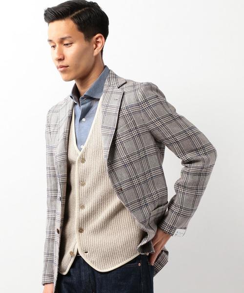 LARDINI(ラルディーニ)の「<LARDINI(ラルディーニ)> O/DYE H/TH VEST ◆(ベスト・メンズ・ホワイト/グレー・MEDIUM/SMALL/X-SMALL)」の12枚目の写真