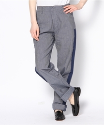 BEAMS BOY | BEAMS BOY / インディゴストライプ 側章尾錠 パンツ(スラックス)