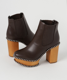 MOUSSY | SIDE GORE WOOD SOLE BOOTS(ブーツ)