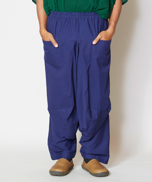 チャイハネ（チャイハネ）の「【チャイハネ】yul ルーズMEN'Sサルエルパンツ（その他パンツ・メンズ・キャメル/ターコイズブルー/ブラック/ワイン/カーキ/ネイビー・FREE）」の3枚目の写真