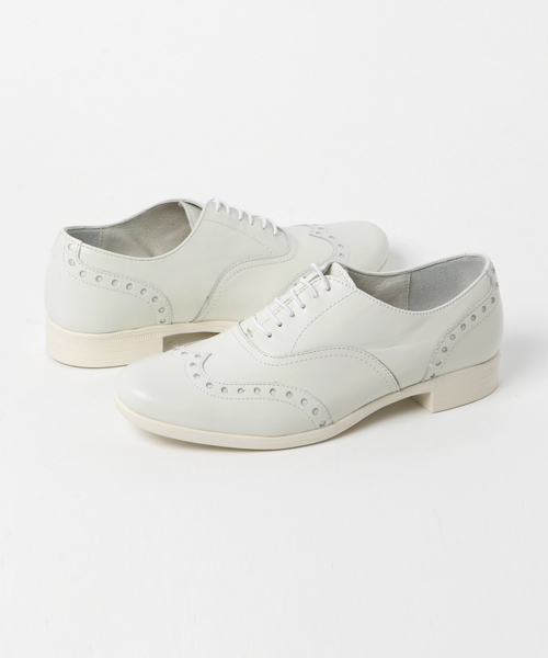 chausser(ショセ)の「「chausser/ショセ」ウィングチップレザーマニッシュシューズ(ブーツ・レディース・ホワイト/ブラック/ホワイト×ブラック/グレー・37/40/36/38/39)」の17枚目の写真