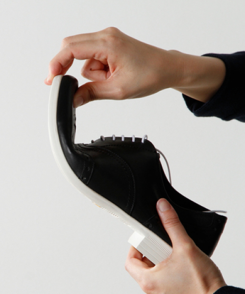 chausser(ショセ)の「「chausser/ショセ」ウィングチップレザーマニッシュシューズ(ブーツ・レディース・ホワイト/ブラック/ホワイト×ブラック/グレー・37/40/36/38/39)」の10枚目の写真