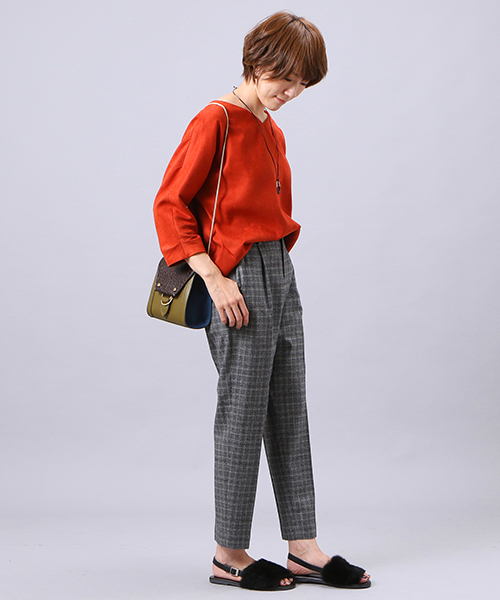 RIVE DROITE（リヴドロワ）の「エコスエードドルマンブラウス（シャツ/ブラウス・レディース・ベージュ/オレンジ/キャメル・FREE）」の11枚目の写真