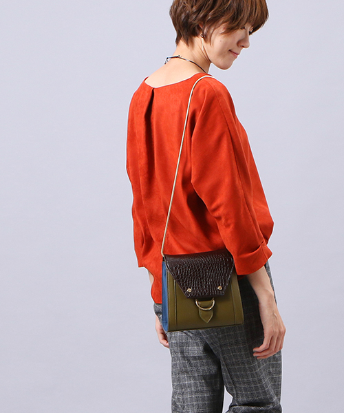 RIVE DROITE（リヴドロワ）の「エコスエードドルマンブラウス（シャツ/ブラウス・レディース・ベージュ/オレンジ/キャメル・FREE）」の10枚目の写真