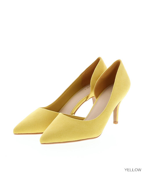 RANDA（ランダ）の「ポインテッドトゥサイドオープンパンプス（パンプス・レディース・ホワイト/ブラック/パープル/ブルー/シルバー/レッド/ベージュ系その他/ブラック系その他/イエロー/ダークブルー/ピンク系その他・23.5/25/23/24/22/22.5/24.5/25.5）」の8枚目の写真