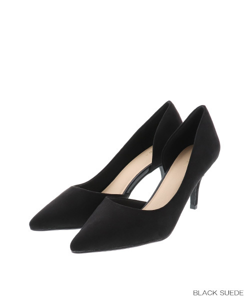 RANDA（ランダ）の「ポインテッドトゥサイドオープンパンプス（パンプス・レディース・ホワイト/ブラック/パープル/ブルー/シルバー/レッド/ベージュ系その他/ブラック系その他/イエロー/ダークブルー/ピンク系その他・23.5/25/23/24/22/22.5/24.5/25.5）」の21枚目の写真