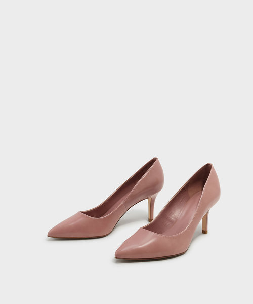 CHARLES & KEITH(チャールズ & キース)の「ベーシックポインテッドパンプス / BASIC POINTED PUMPS(パンプス・レディース・ピンク/ライトベージュ/ネイビー・23.5cm/24.5cm/23cm/22.5cm/25.5cm/25cm)」の8枚目の写真