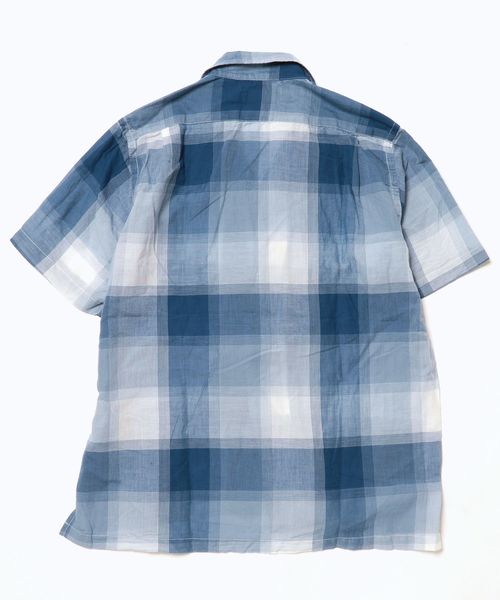 SHIPS(シップス)の「SC: MADE IN USA チェック オープンカラー シャツ□(シャツ/ブラウス・メンズ・ベージュ/ネイビー・SMALL/MEDIUM/LARGE/X-LARGE)」の3枚目の写真