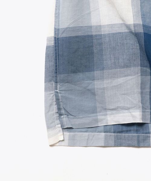 SHIPS(シップス)の「SC: MADE IN USA チェック オープンカラー シャツ□(シャツ/ブラウス・メンズ・ベージュ/ネイビー・SMALL/MEDIUM/LARGE/X-LARGE)」の6枚目の写真