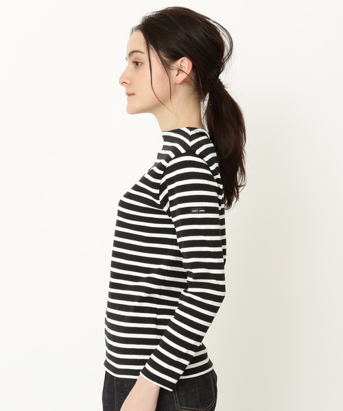 SAINT JAMES（セントジェームス）の「【SAINT JAMES】OUESSANT BORDER（Tシャツ/カットソー・レディース・ホワイト/ネイビー/イエロー/ブラック/グレー/ピンク/ホワイト系その他/レッド/ベージュ/ブルー系その他3/ミント・FREE/L/M/S/X-LARGE/X-SMALL）」の14枚目の写真