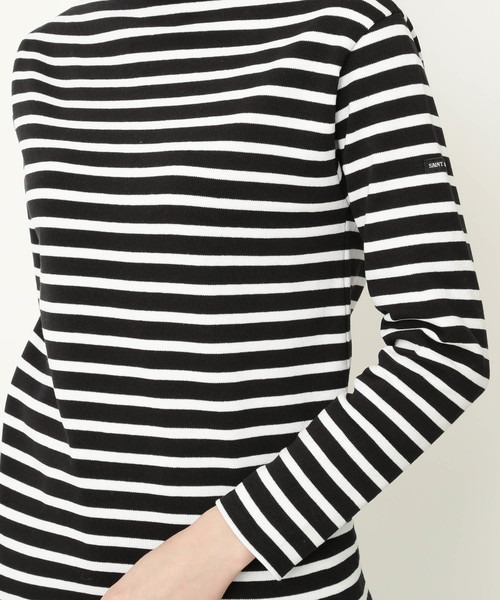 SAINT JAMES（セントジェームス）の「【SAINT JAMES】OUESSANT BORDER（Tシャツ/カットソー・レディース・ホワイト/ネイビー/イエロー/ブラック/グレー/ピンク/ホワイト系その他/レッド/ベージュ/ブルー系その他3/ミント・FREE/L/M/S/X-LARGE/X-SMALL）」の17枚目の写真