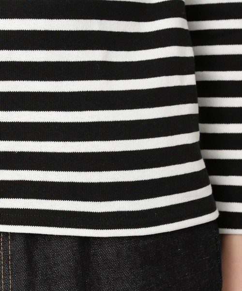 SAINT JAMES（セントジェームス）の「【SAINT JAMES】OUESSANT BORDER（Tシャツ/カットソー・レディース・ホワイト/ネイビー/イエロー/ブラック/グレー/ピンク/ホワイト系その他/レッド/ベージュ/ブルー系その他3/ミント・FREE/L/M/S/X-LARGE/X-SMALL）」の19枚目の写真