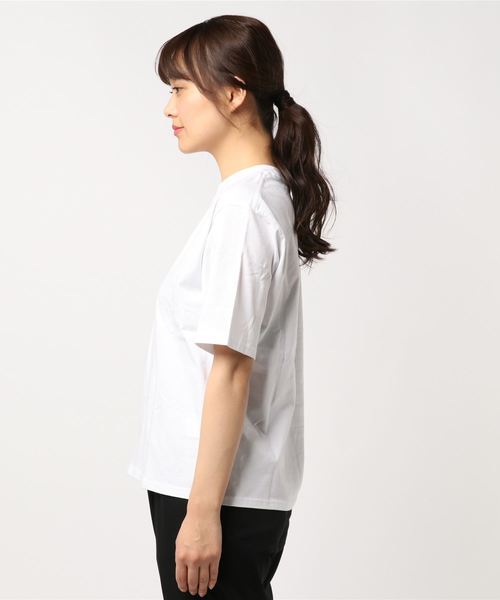 CLANE（クラネ）の「CLANE PACK T/S（Tシャツ/カットソー・レディース・ホワイト/ブラック・2/1）」の4枚目の写真