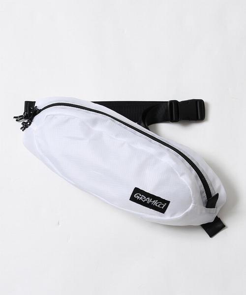 Gramicci（グラミチ）の「Gramicci(グラミチ)別注リップストップボディバッグ（ボディバッグ/ウエストポーチ・メンズ・ホワイト/ブラック/ダークグレー/レッド・FREE）」の17枚目の写真